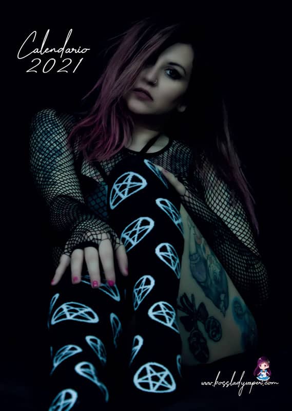 Calendario 2021 Boss Lady Vaper Copertina calendario 2021
