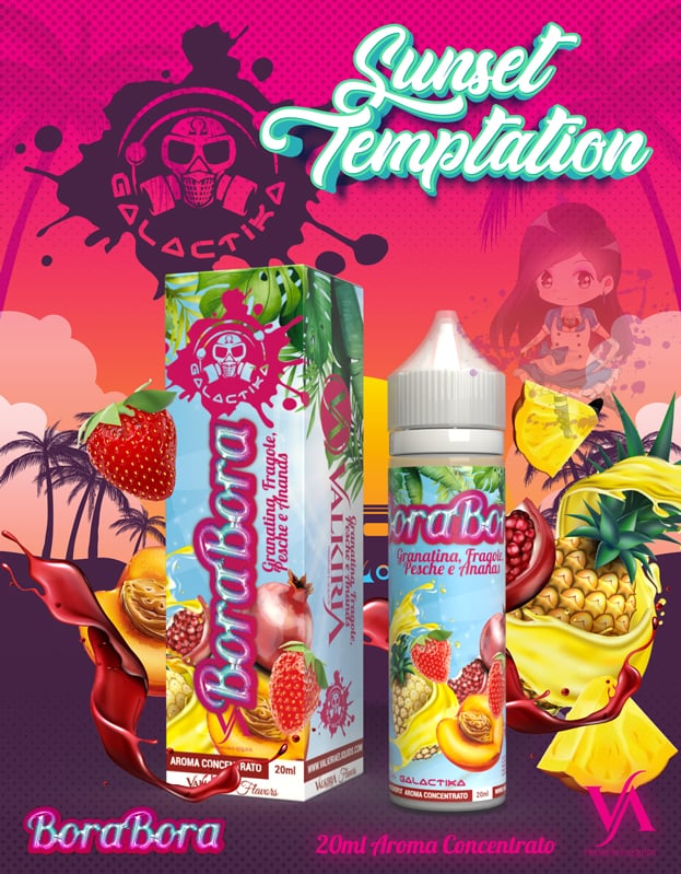 Galactika BoraBora Sunset Temptation Aroma 20 ml Recensione galactika borabora sunset temptation aroma 20 ml recensione