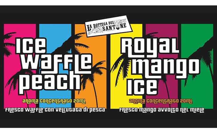 Santone dello Svapo - Ice Waffle Peach e Royal Mango Ice santone dello svapo - ice waffle peach e royal mango ice