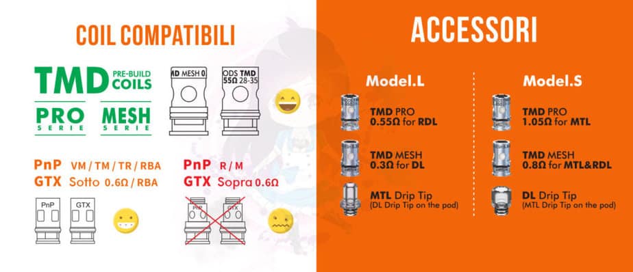 COMPATIBILITA' COIL PER Lightsaber Kit BP MODS lightsaber kit bp mods